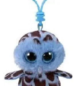 BEANIE BOOS YAGO BÚHO AZUL CLIP
