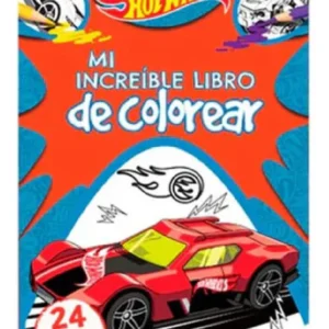 LIBRO DIDÁCTICO PARA COLOREAR CON HOT WHEELS SURTIDO