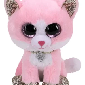 TY BEANIE BOOS FIONA GATO ROSADO REGULAR