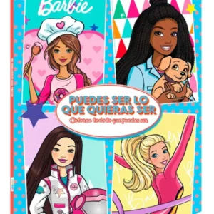 LIBRO DE COLOREAR - PUEDES SER LO QUE QUIERAS SER BARBIE