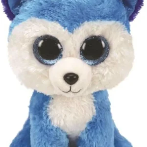 TY BEANIE BOOS PRINCE HUSKY AZUL MEDIANO
