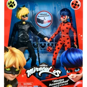 MIRACULOUS MISIÓN CUMPLIDA FIGS. LADYBUG + CAT NOIR