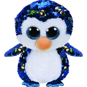 TY FLIPPABLES PAYTON PINGUINO AZUL/BLANCO MEDIANO