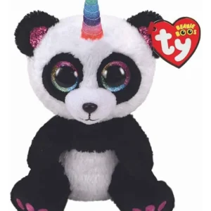 TY BEANIE BOOS PARIS PANDA UNICORNIO REGULAR
