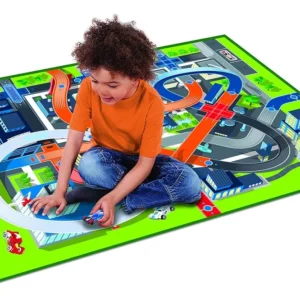 TAPETE DE JUEGO IMAGINMAT 120X89CM C/CARRO HOT WHEELS