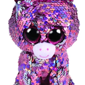 TY FLIPPABLES SPARKLE UNICORNIO ROSADO MEDIANO