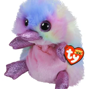 TY BEANIE BOOS PETUNIA ORNITORRINCO PASTEL MEDIANO