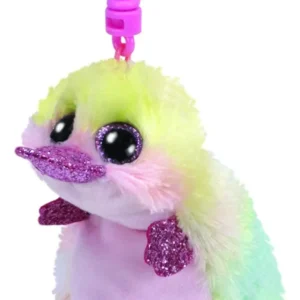 TY BEANIE BOOS PETUNIA ORNITORRINCO PASTEL CLIP