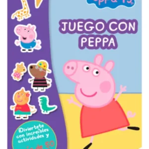 LIBRO DIDÁCTICO COLOREAR CON STICKERS PEPPA PIG SURTIDO