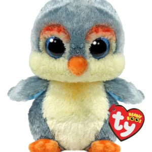 TY BEANIE BOOS FISHER PINGUINO GRIS REGULAR