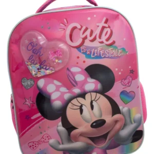 BACK PACK/MORRAL 3D METALICO KINDER DISNEY MINNIE