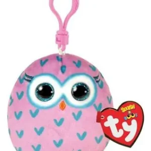 TY SQUISH-A-BOOS WINKS BÚHO CLIP