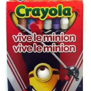 CAJA 8 CRAYONES MINIONS VIVE LE