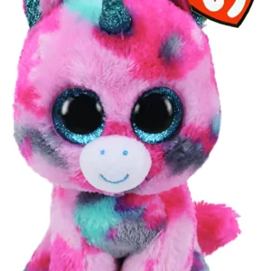 TY BEANIE BOOS GUMBALL UNICORNIO ROSA/AGUAMARINA REGULAR