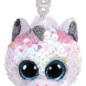 TY FLIPPABLES DIAMOND UNICORNIO BLANCO CLIP
