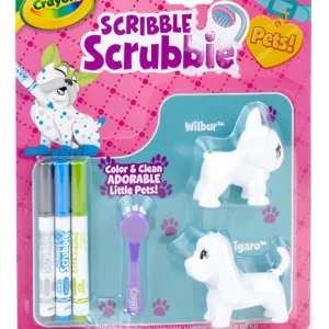CRAYOLA SCRIBBLE SCRUBBIE MASCOTAS PERROS X 2