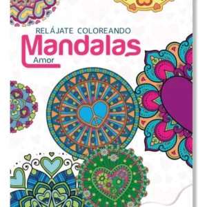 LIBRO DE COLOREAR - MANDALAS AMOR/NATURALEZA SURT.