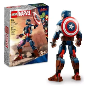 Lego - FIGURA DE CONSTRUCCIÓN CAPITÁN AMÉRICA - 76258