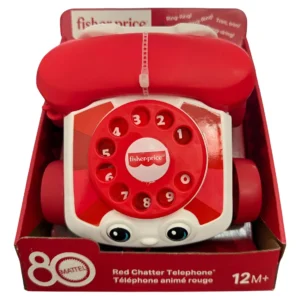 Telefono Fisher Price Rojo 80 Aniversario Mattel