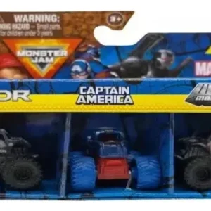 Monster Jam Marvel X 3 Minis