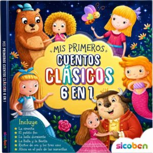 Libro De Lectura - Cuentos Clásicos 6 En 1 / Sicoben