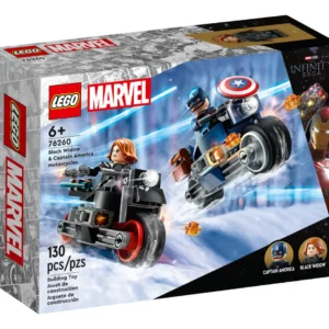 Lego - Motos De Viuda Negra Y El Capitán América - 76260