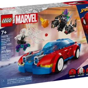 Lego - Coche De Carreras Spiderman Y Duende Verde Venomizado - 76279