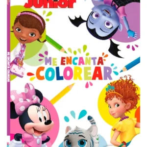 Libro De Colorear Me Encanta Colorear Disney Junior Surtido